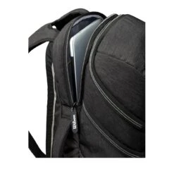 Wilson A2000 Players Backpack Bat Bag: WTA2000 20 Wilson A2000 Players Backpack Bat Bag: WTA2000 -Optimal Baseball Store WTA20BPBL 4 Wilson A2000 Backpack Black Silver Laptop.png.cq5dam.web .1200.1200